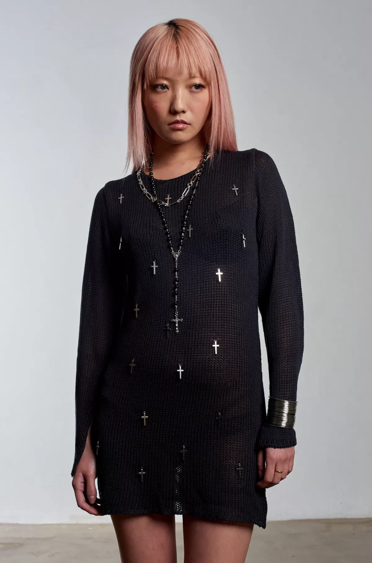 Sale The Ragged Priest Charmed Knit Mini Dress