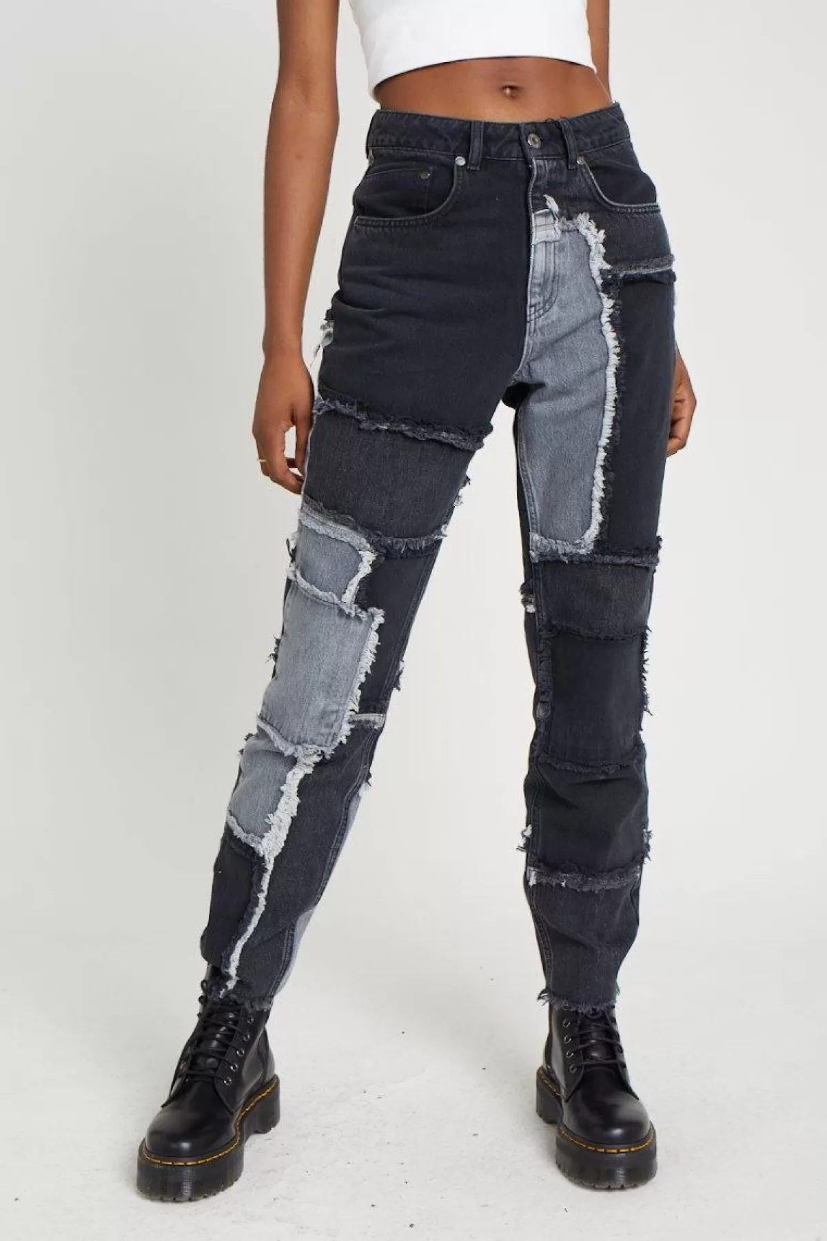 Best Sale The Ragged Priest Cheat Jean - Charcoal