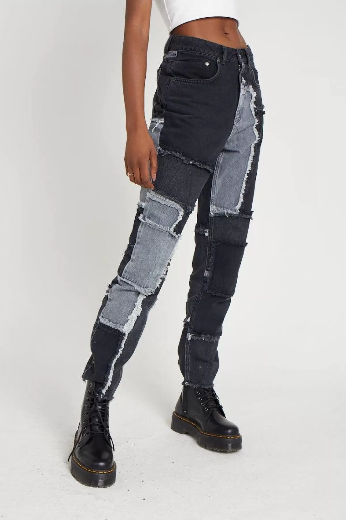 Best Sale The Ragged Priest Cheat Jean - Charcoal