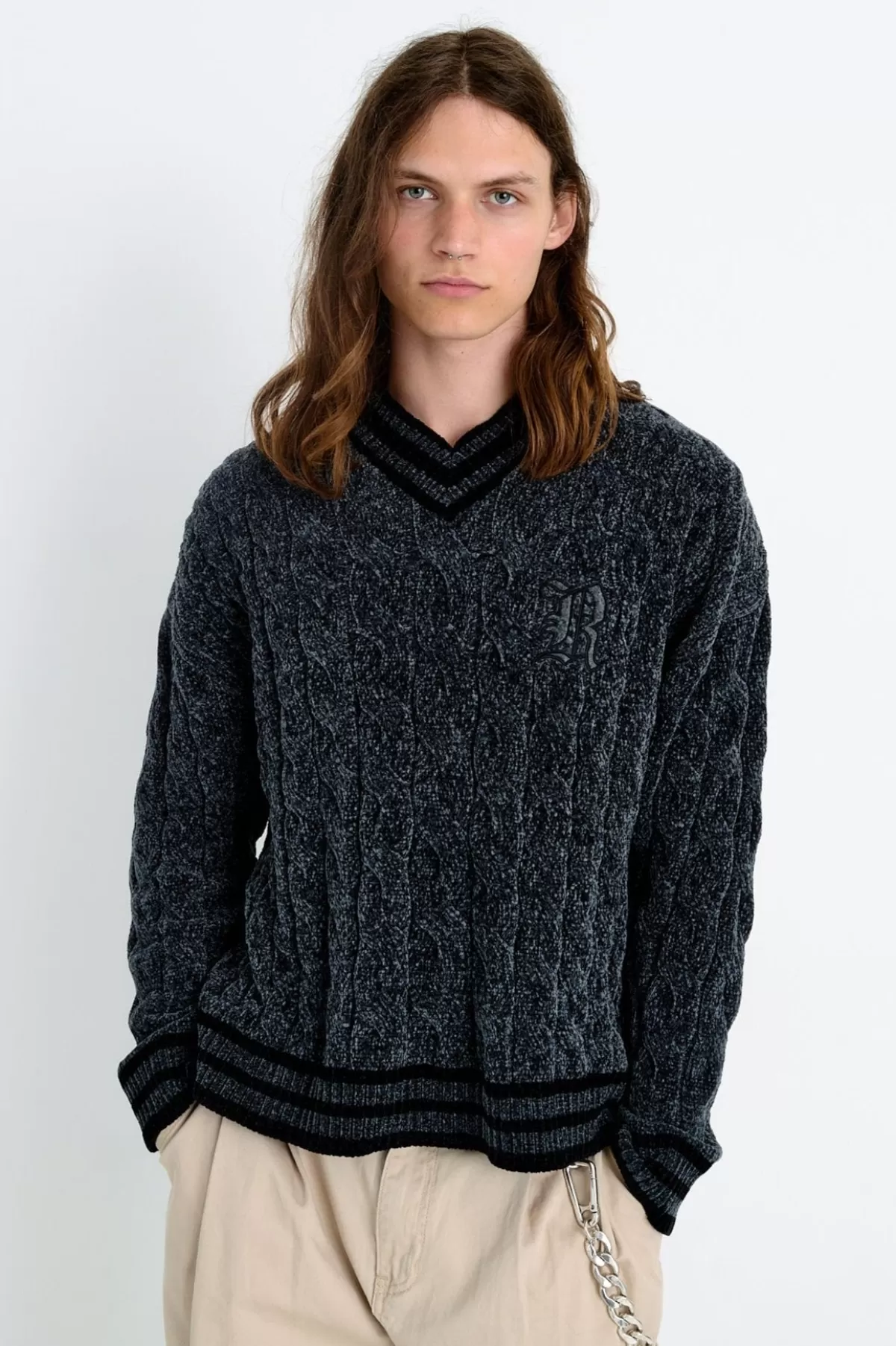 Discount The Ragged Priest Dweeb Cable Knit Jumper