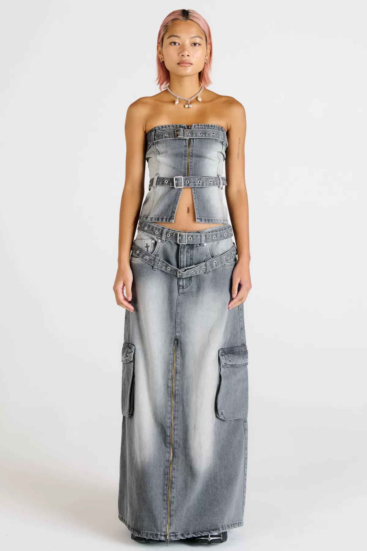 Best The Ragged Priest Expanse Denim Corset