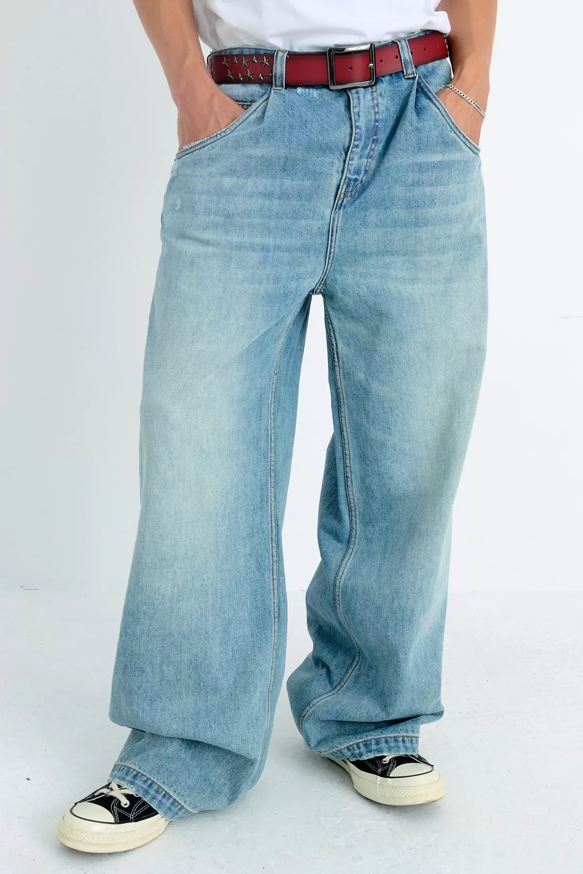 Shop The Ragged Priest Nerd Wide Fit Jean