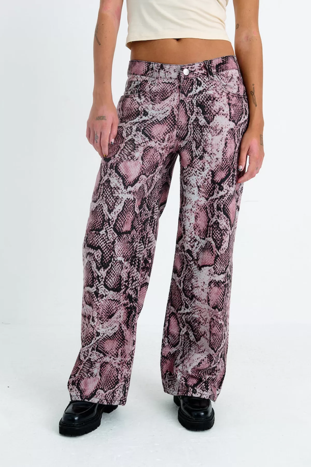 New The Ragged Priest Pink Snake Release Jean