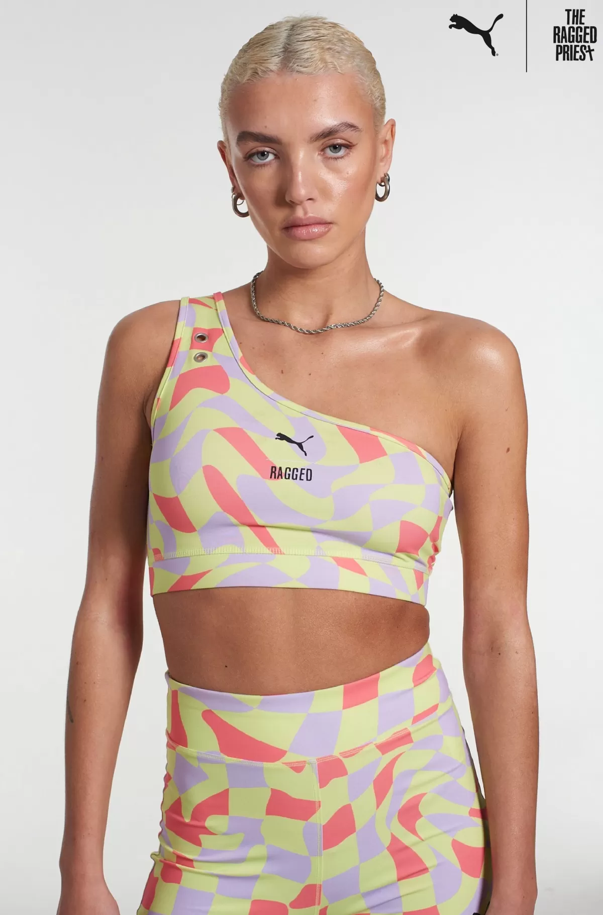 Store The Ragged Priest Puma X All Over Print Crop Top