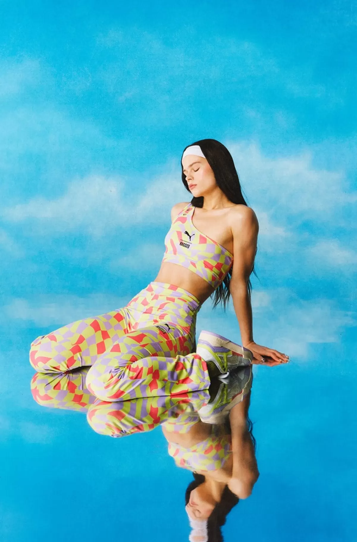 Store The Ragged Priest Puma X All Over Print Crop Top