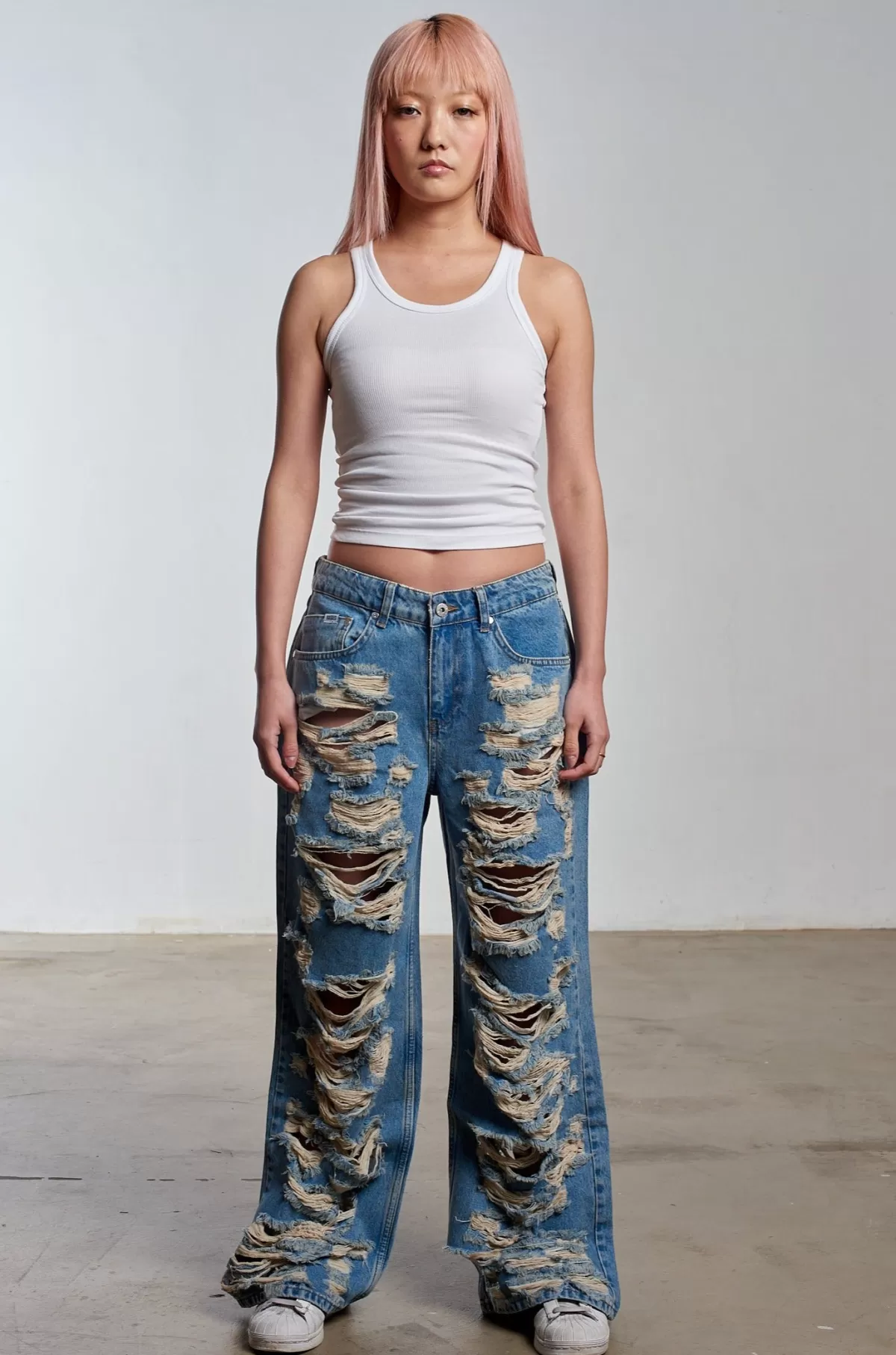 Cheap The Ragged Priest Release Jean - Distressed