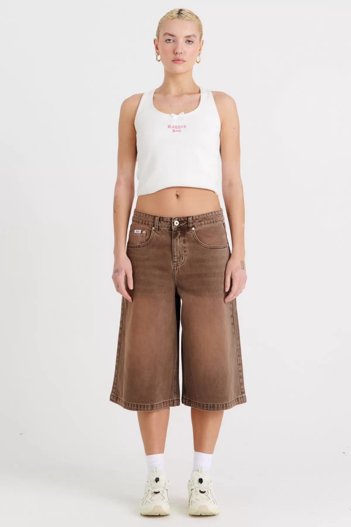 Cheap The Ragged Priest Release Short Brown Wash